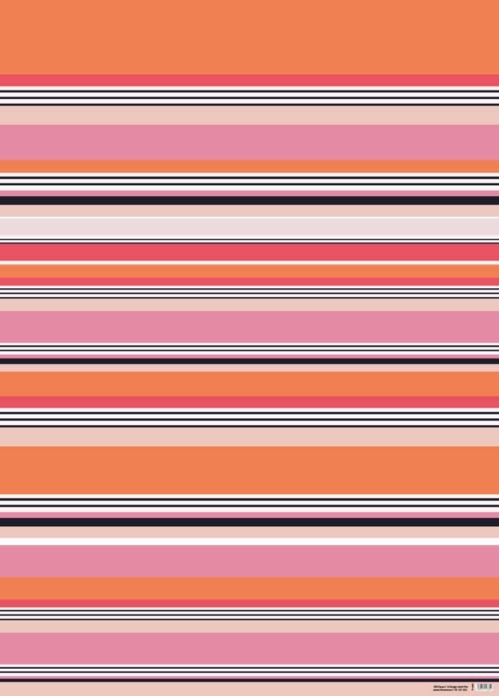 Geschenkpapier Set Stripes