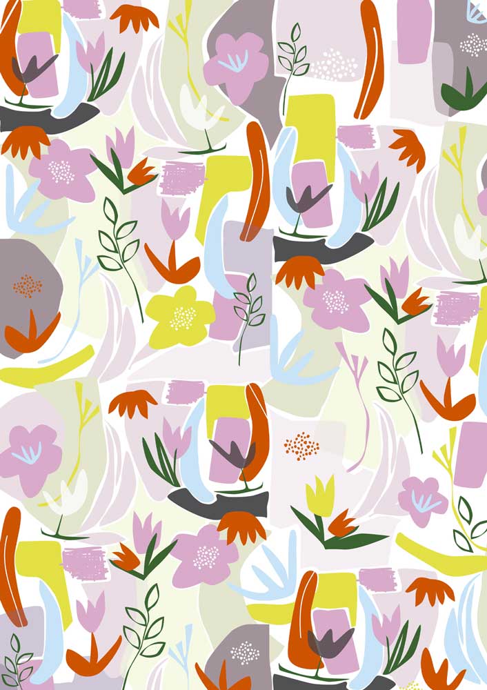 Geschenkpapier Set Colourful