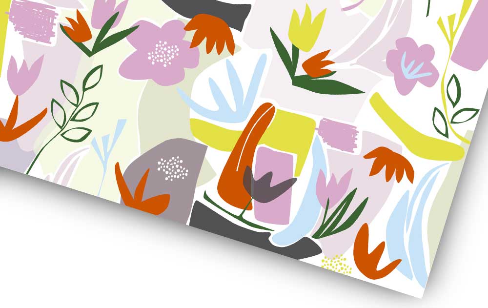 Geschenkpapier Set Colourful