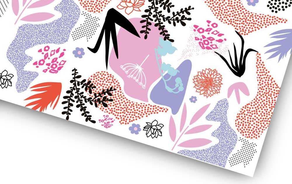 Geschenkpapier Set Colourful