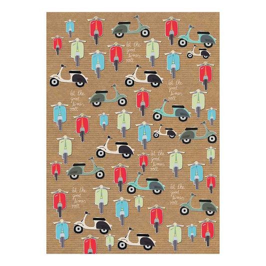 Geschenkpapier Set Vespa