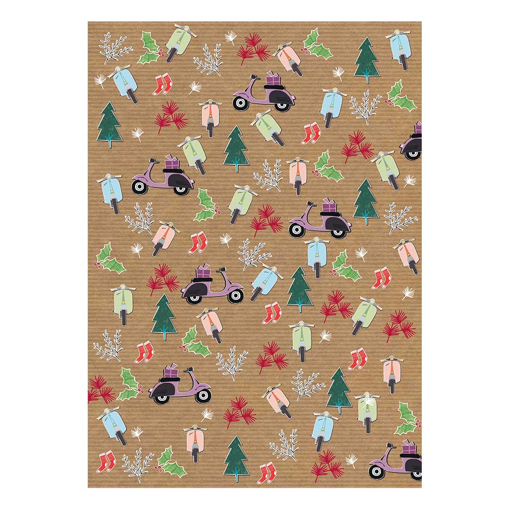 Geschenkpapier Set Vespa