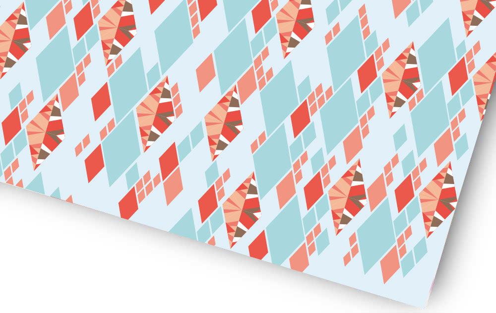 Geschenkpapier Set Grafik 3 Motive
