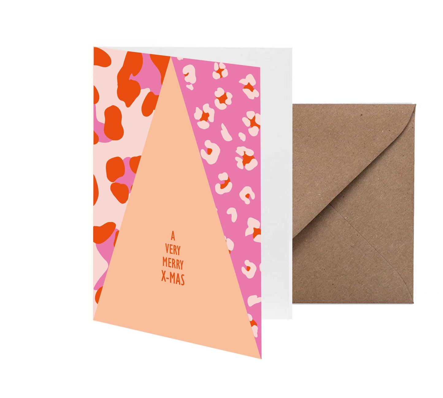 A very merry X-Mas, Leopard - Mit Neondruck