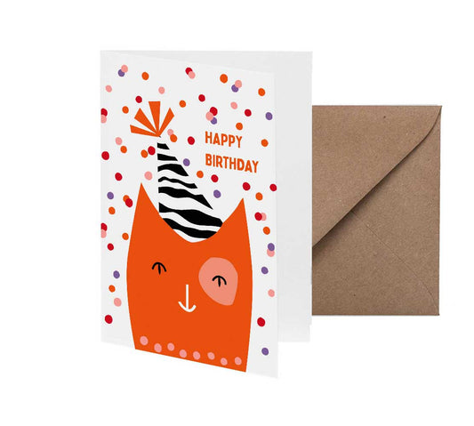 Happy Birthday, Cat - Mit Neondruck