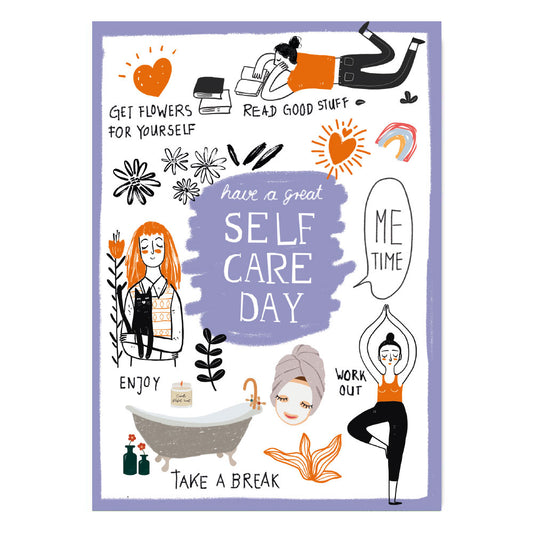 Postkarte Selfcare Day
