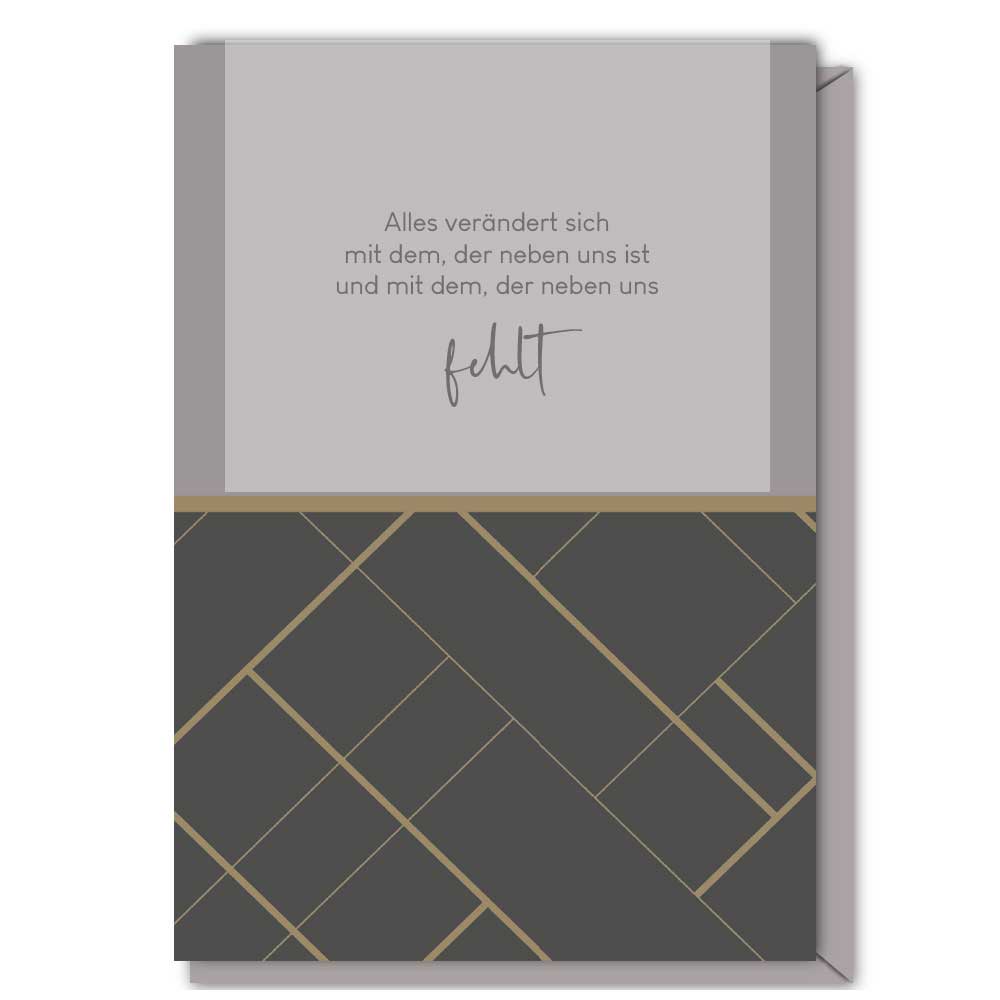 Kopie von Trauerkarte "Alles verändert sich..."