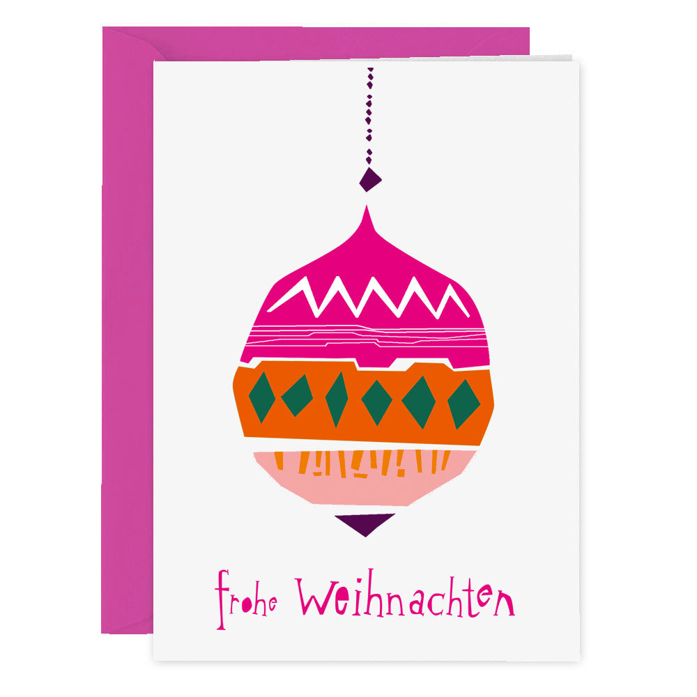 Klappkarte Frohe Weihnachten