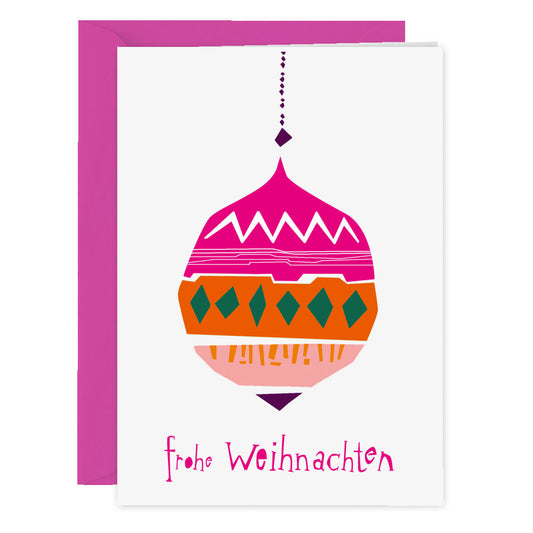 Klappkarte Frohe Weihnachten