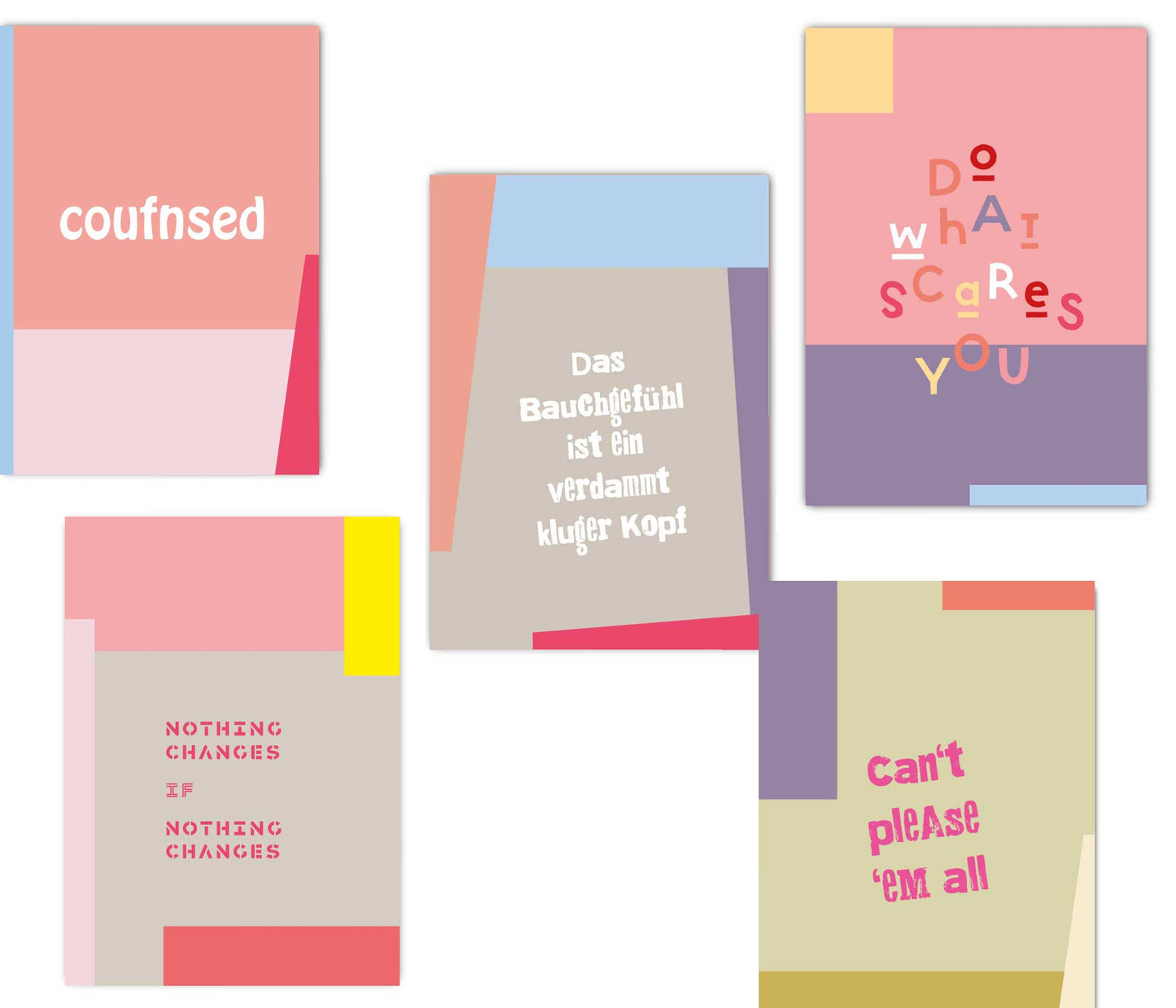 Postkarte "Who the fuck is standing in my way?"