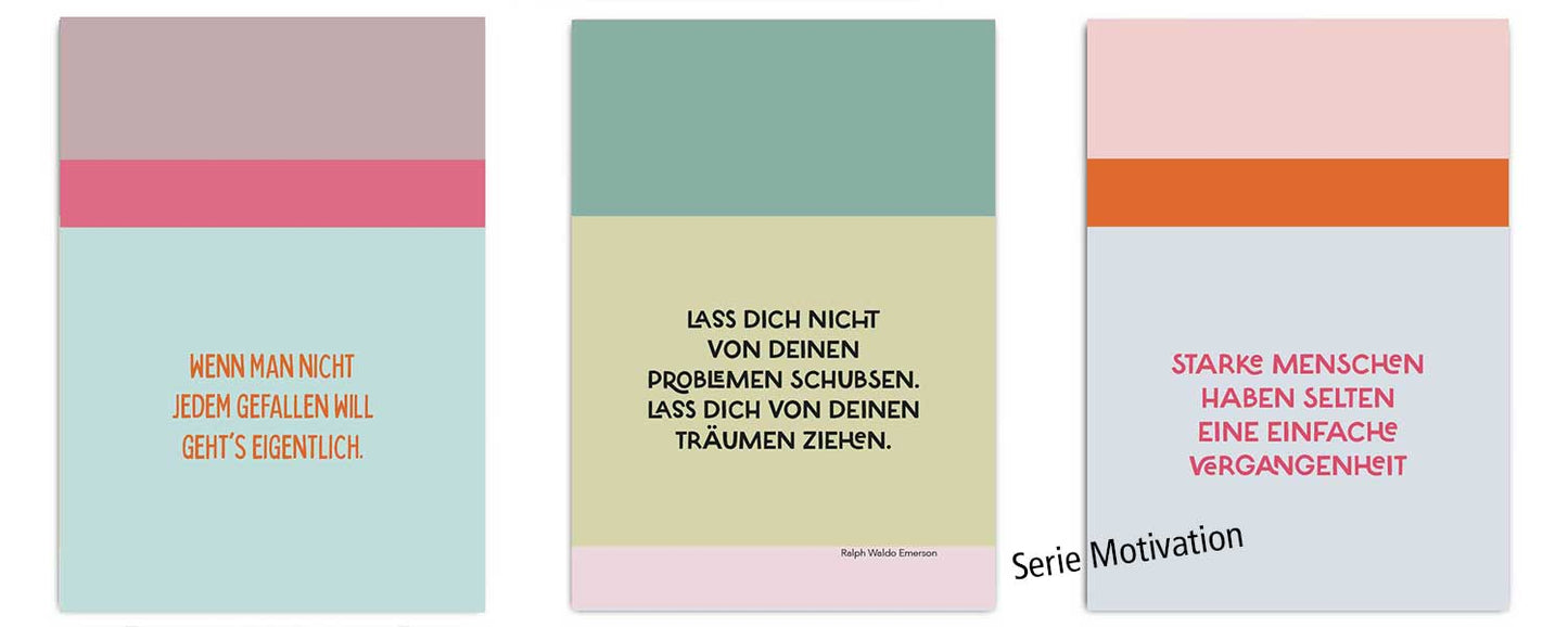 Postkarte Das Leben ist eine Reise, die heimwärts führt.