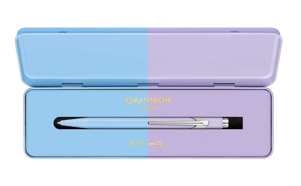 Caran d'Ache Kugelschreiber 849, Skyblue-Lavender, Paul Smith