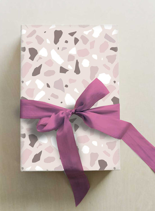 Geschenkpapier Set Terrazzo 4 Motive