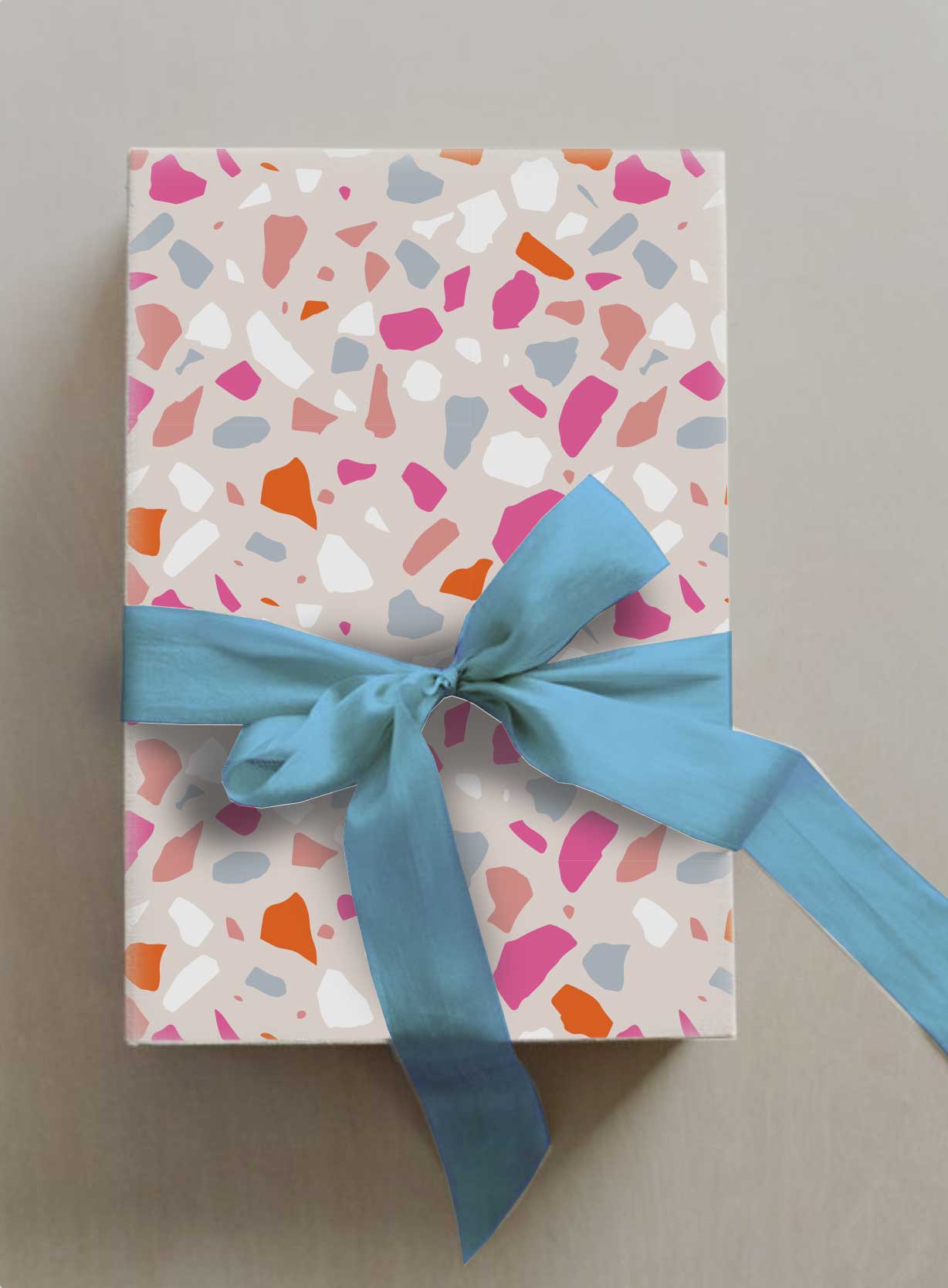 Geschenkpapier Set Terrazzo 4 Motive