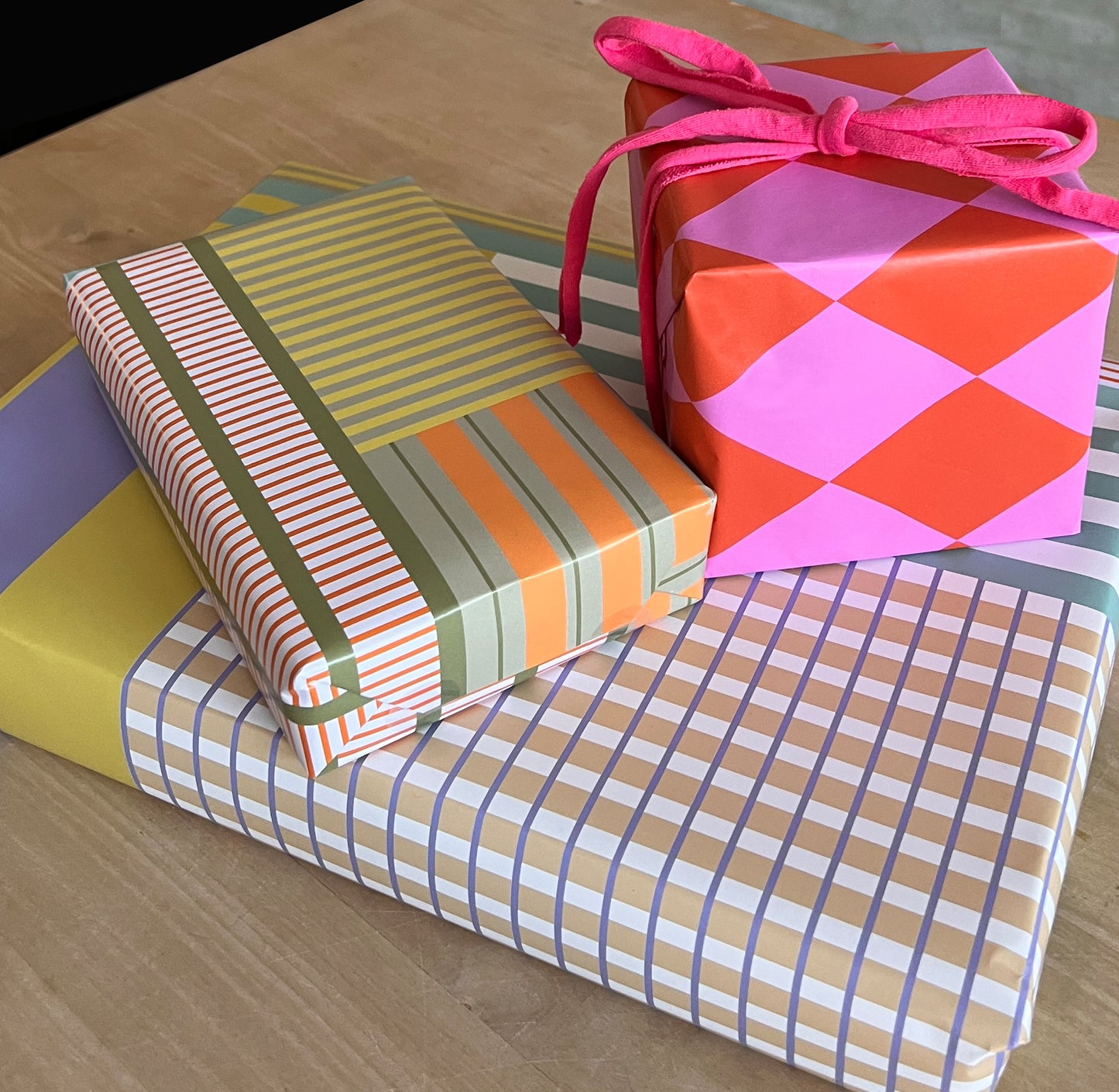 Geschenkpapier Set Stripes