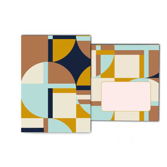 Klappkarte Colours Muster 004