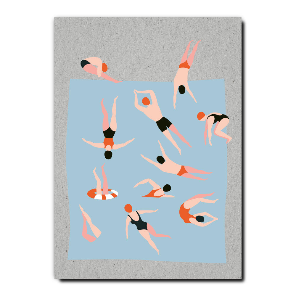 Pool, Postkarte