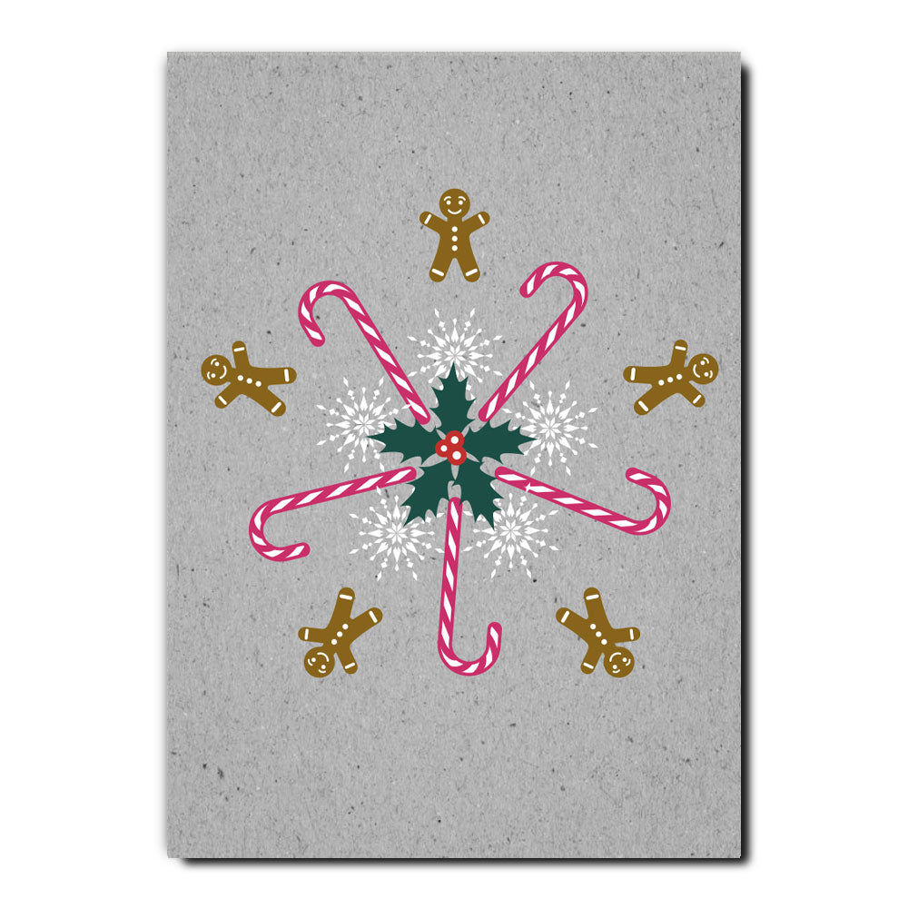 Zuckerstangen Kaleidoskop, Postkarte