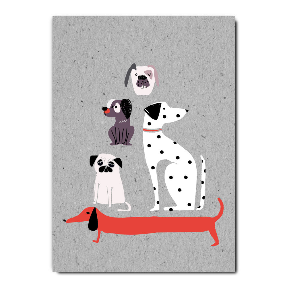 Dog Pyramide, Postkarte
