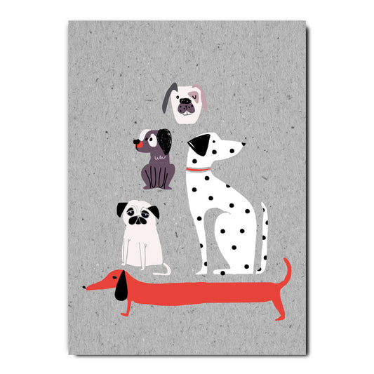 Dog Pyramide, Postkarte
