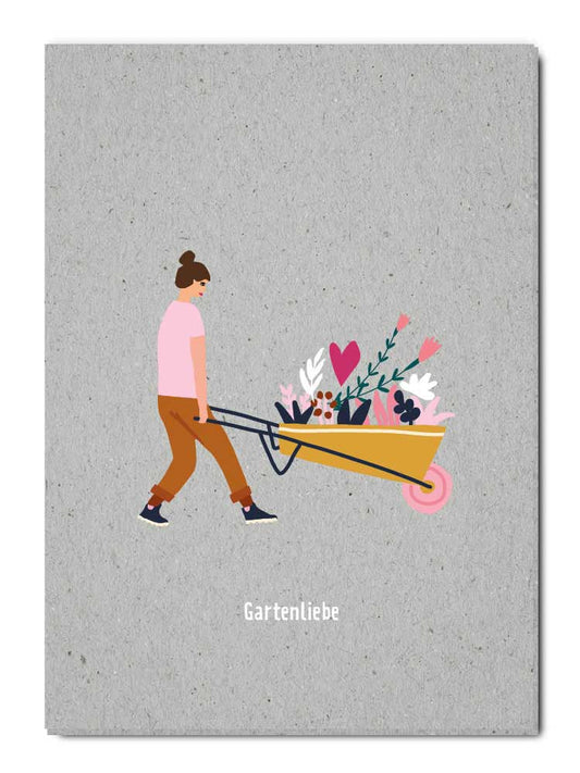 Gartenliebe, Postkarte