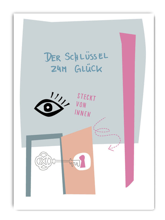 Der Schlüssel zum Glück steckt von innen