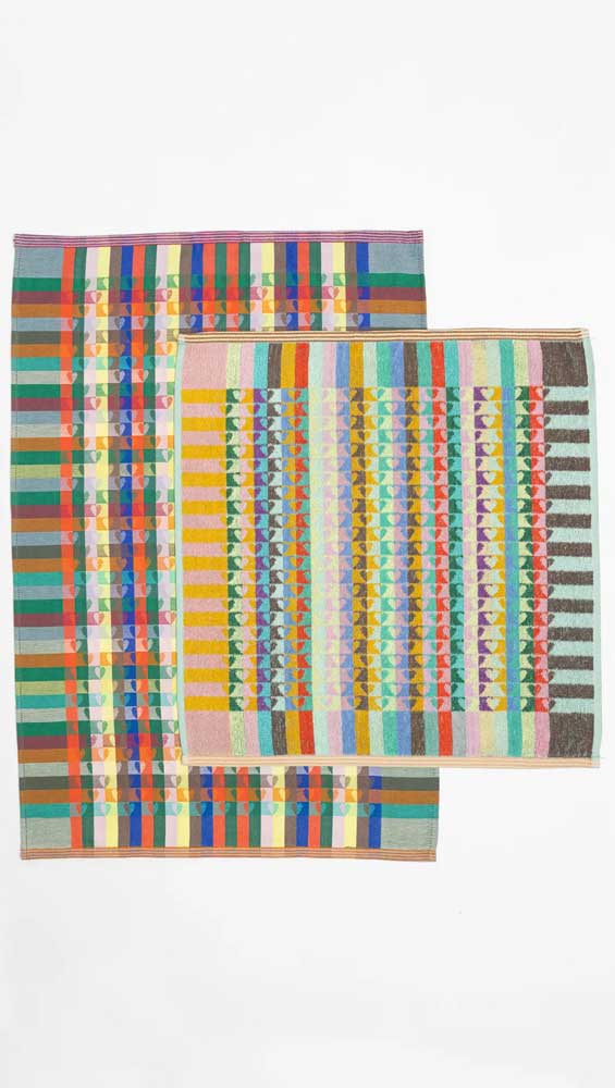 Doppelpack Geschirrhandtuch und Küchenhandtuch #65,  Foekje Fleur