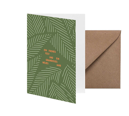 Ein frohes Fest... - Mit Neondruck