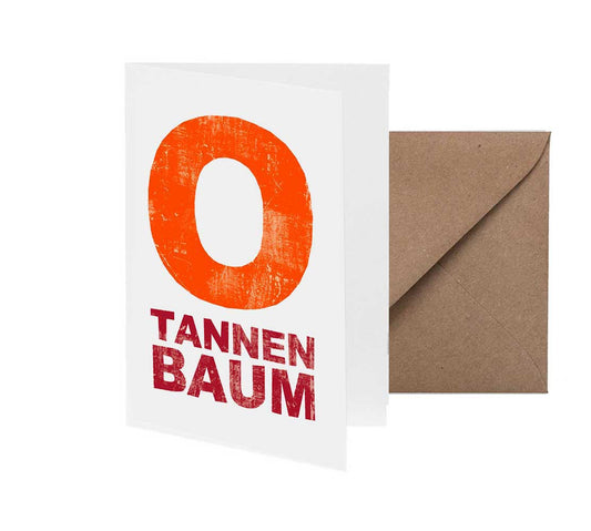Klappkarte O Tannenbaum