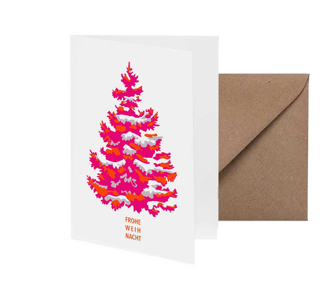 Klappkarte Frohe Weihnacht
