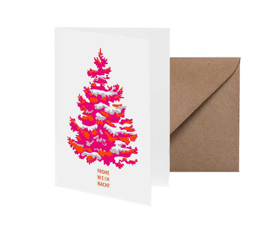 Klappkarte Frohe Weihnacht