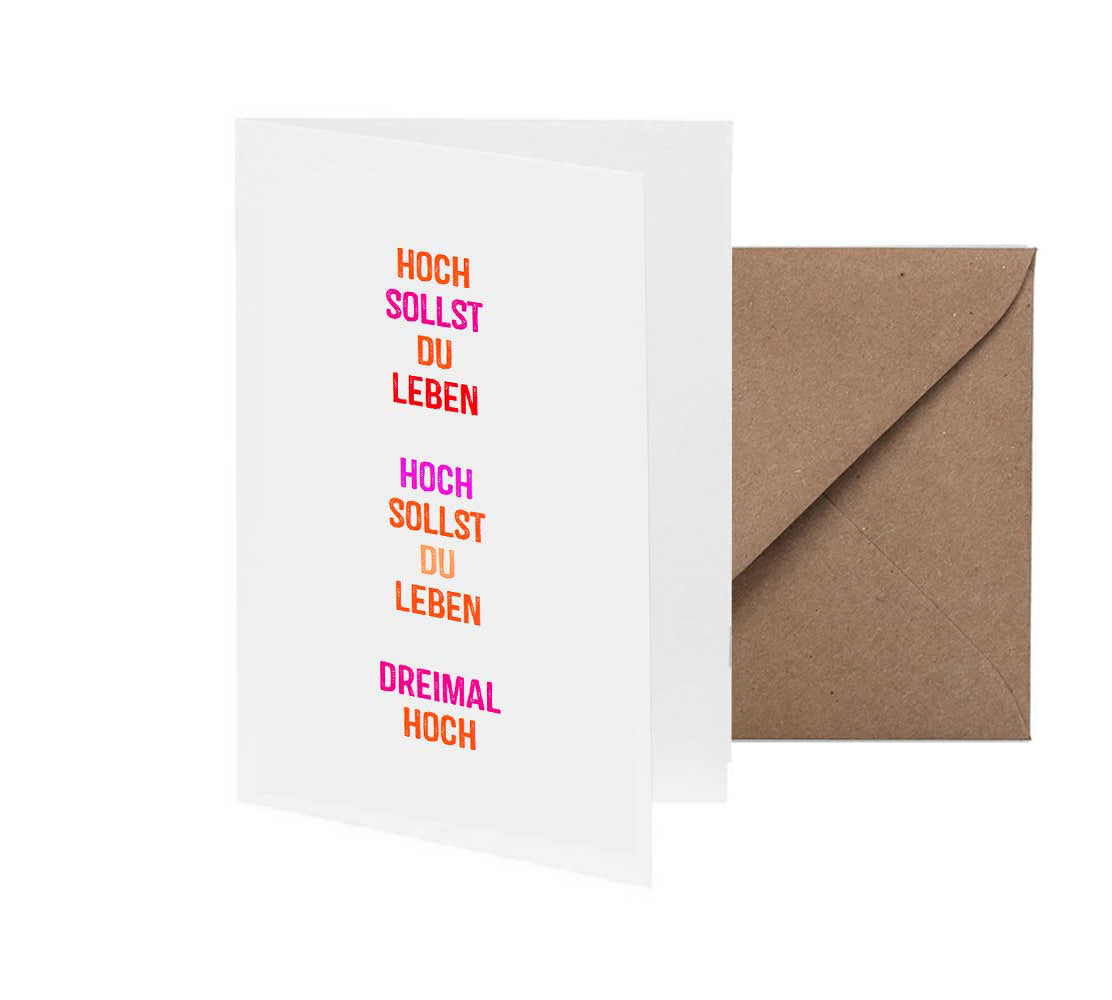 Hoch sollst du leben