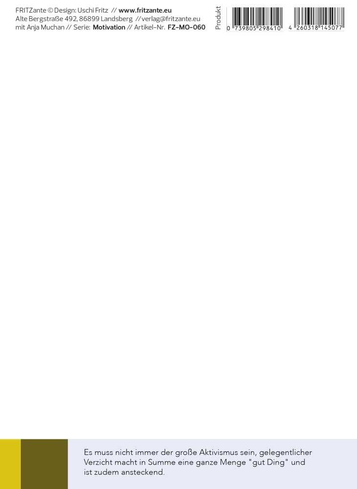 Postkarte Man tut ja schon einiges, wenn man manches lässt.