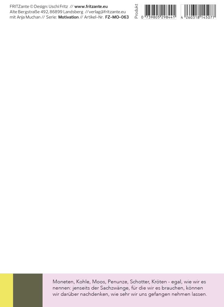 Postkarte Sagte das Geld...