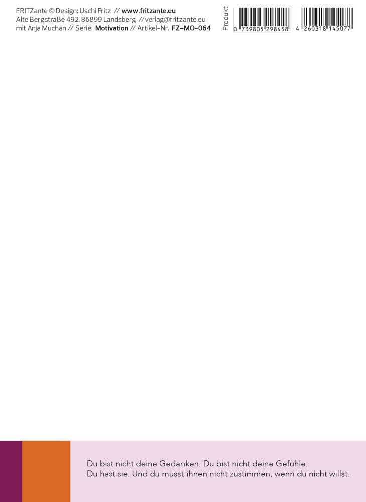 Postkarte Don't agree with yourself all time