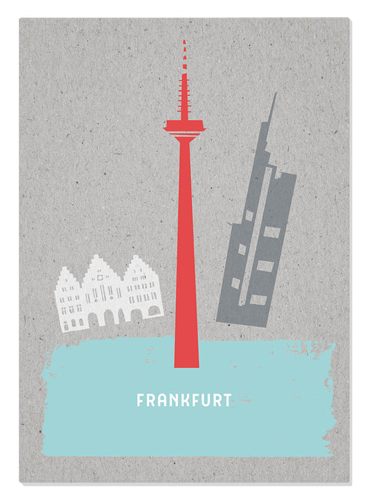 Frankfurt Postkarte