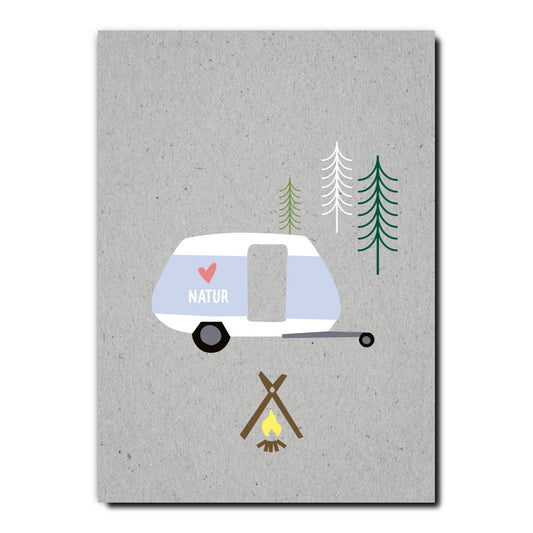 Natur-Camper Postkarte